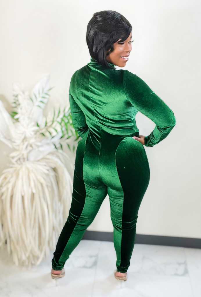 Bellerosa- Long Sleeve Jumpsuit (Green)